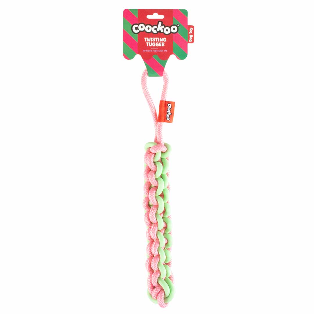 Coockoo twisting tugger roze 45cm