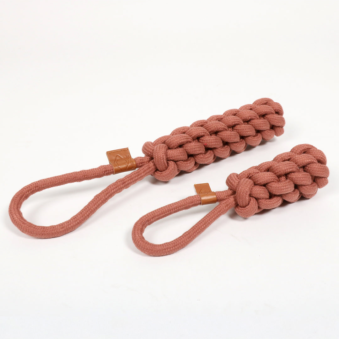 Kurt gevlochten kegel roze