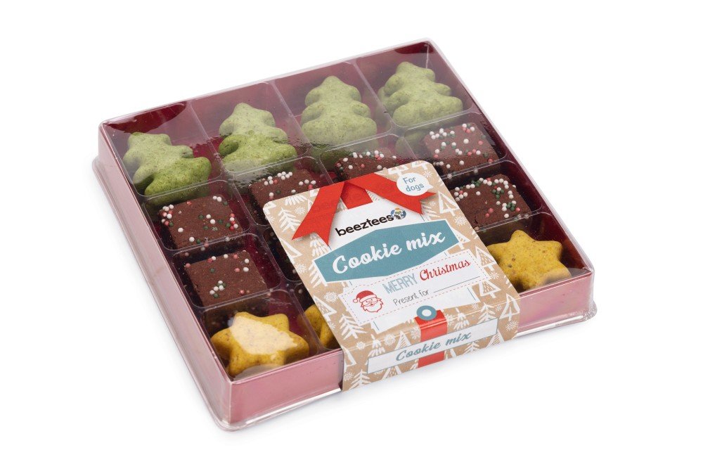 Kerst box kerstkoekjes mix 32st