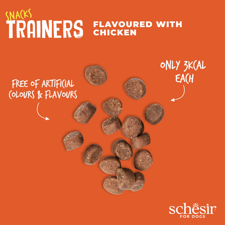 Schesir trainingssnacks chicken 283gr