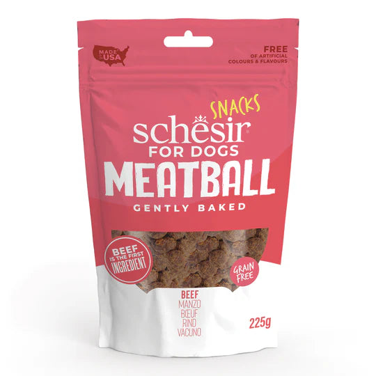 Schesir mini balls beef 225g