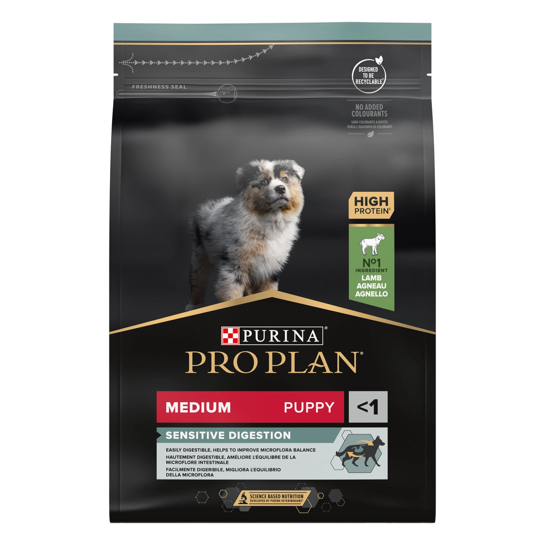 Pro Plan Opti Digest medium puppy lam