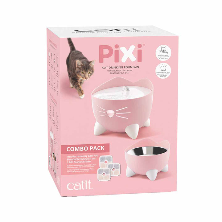 Cat it pixi drinkfontein combo roze