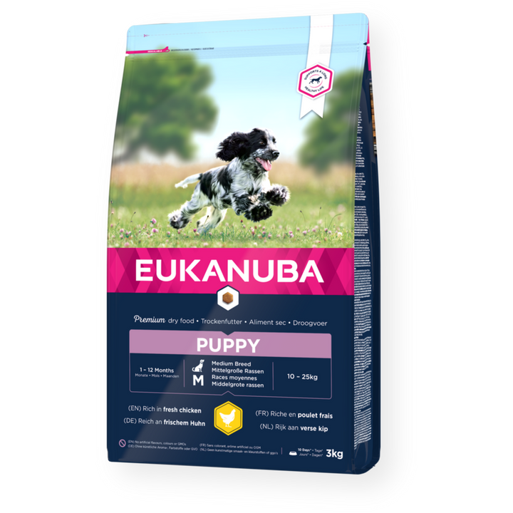 Eukanuba puppy medium kip 3kg