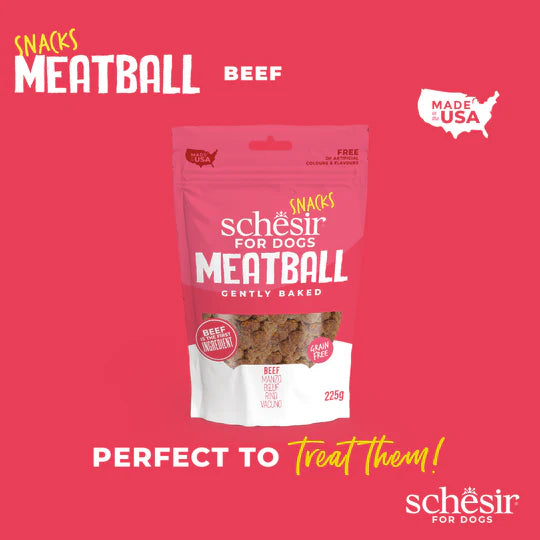 Schesir mini balls beef 225g