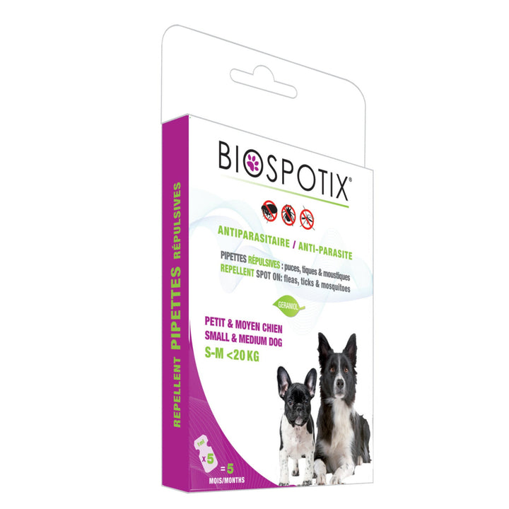 Biospotix hond anitparasitair kleine hond S M