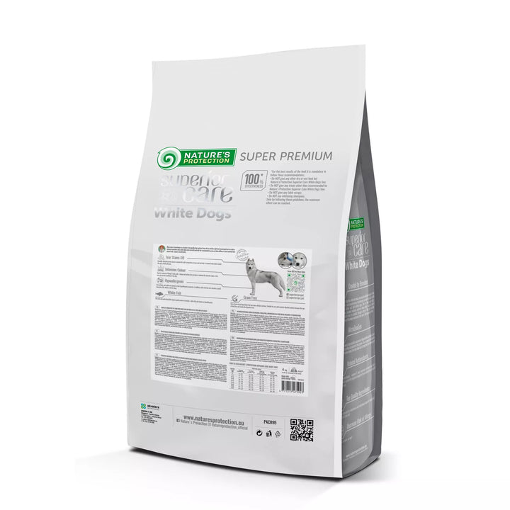 Superior care voor witte honden adult witte vis 4kg