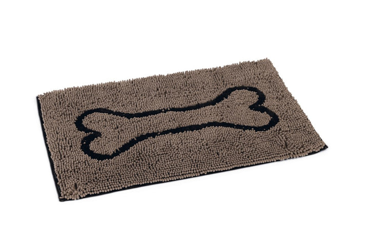Dirty dog droogloop mat 80x50cm grijs - Pip & Pepper by Dierenspeciaalzaak Huysmans