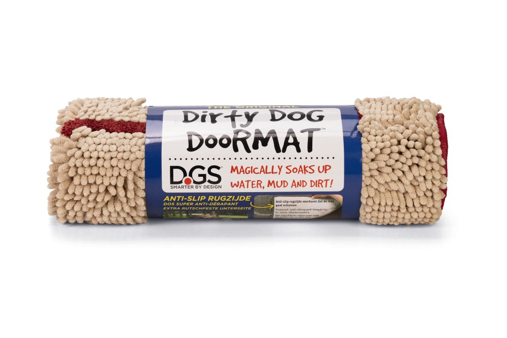 Dirty dog droogloop mat 80x50cm beige - Pip & Pepper by Dierenspeciaalzaak Huysmans