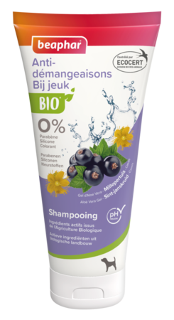 Beaphar bio shampoo bij jeuk 200ml - Pip & Pepper by Dierenspeciaalzaak Huysmans