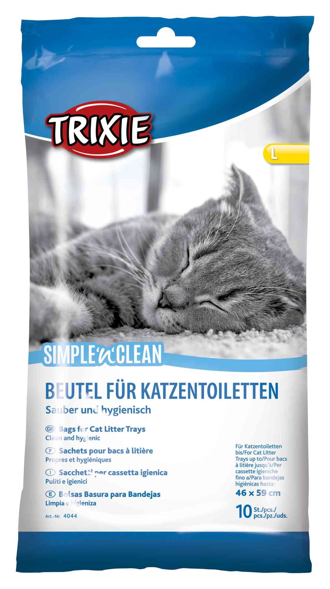 Simple'nClean kattenbakzakken L 10stuks 46x59cm - Pip & Pepper by Dierenspeciaalzaak Huysmans