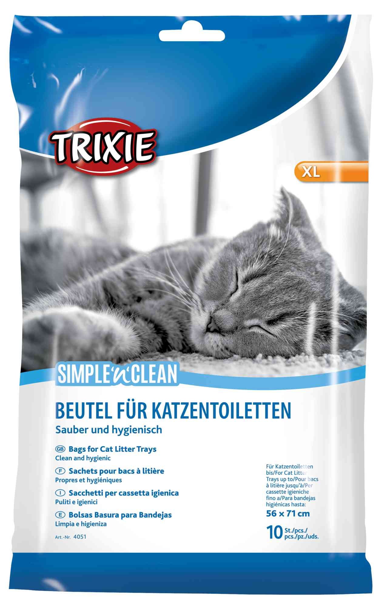Simple'nClean kattenbakzakken XL 10stuks 56x71cm - Pip & Pepper by Dierenspeciaalzaak Huysmans