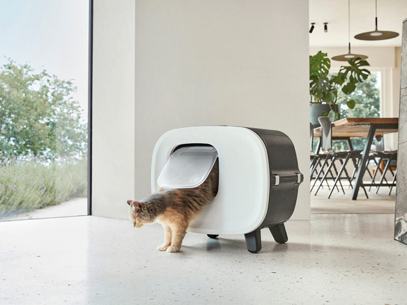 Toilethuis Mira de Luxe grijs - Pip & Pepper by Dierenspeciaalzaak Huysmans