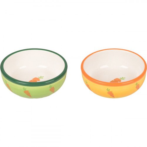 Eetpot Ibo geel/oranje - Pip & Pepper by Dierenspeciaalzaak Huysmans