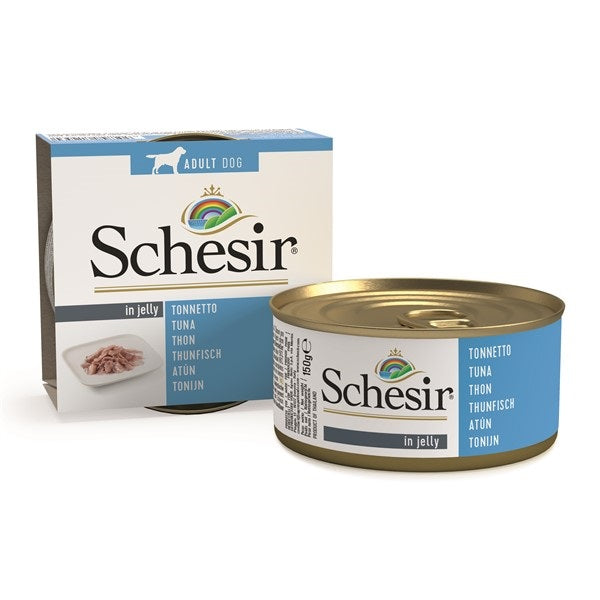 Schesir 150gr tonijn (gelatine) - Pip & Pepper by Dierenspeciaalzaak Huysmans