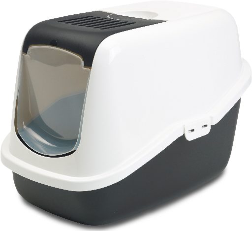 Kattentoilet Nestor zwart - Pip & Pepper by Dierenspeciaalzaak Huysmans