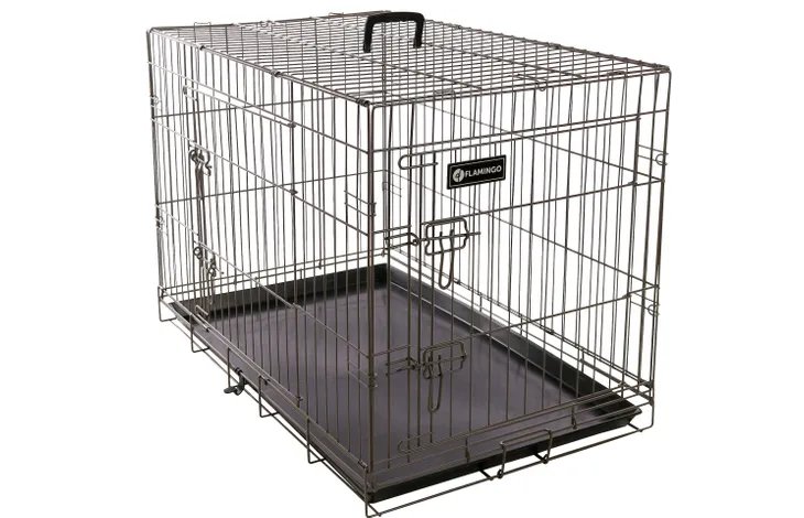 Draadkooi taupe L 56x92x64 - Pip & Pepper by Dierenspeciaalzaak Huysmans