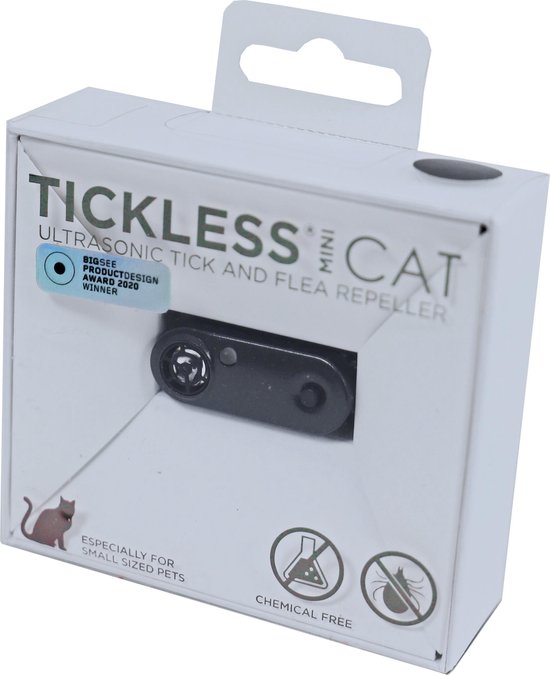 Tickless kat mini vlo en teek afweer ultrasoon - Pip & Pepper by Dierenspeciaalzaak Huysmans