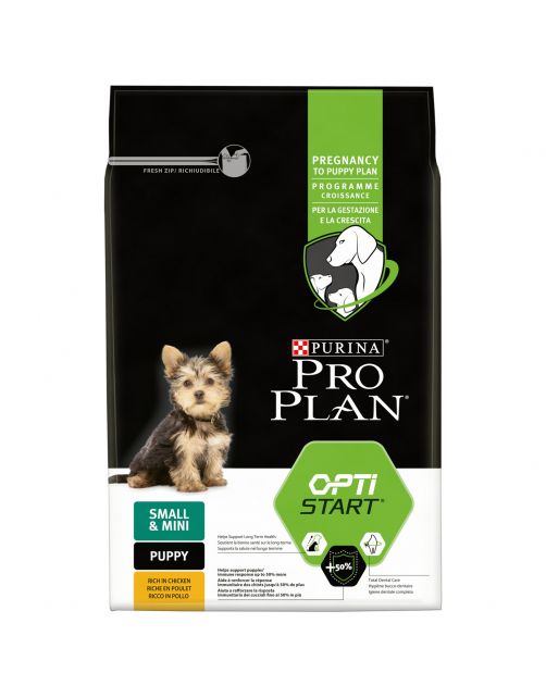 Pro Plan Opti start small&mini puppy kip 3kg - Pip & Pepper by Dierenspeciaalzaak Huysmans