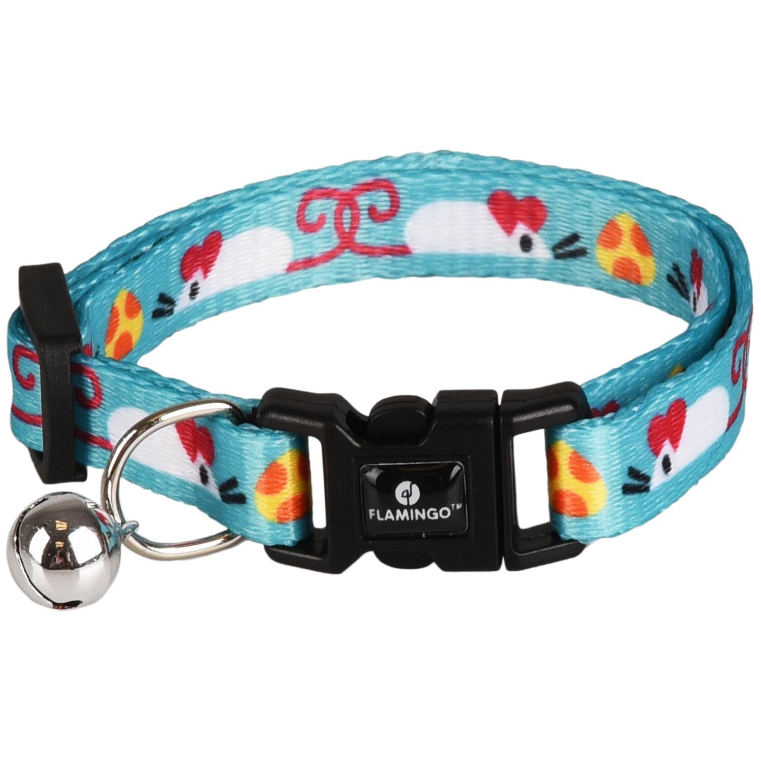 Kattenhalsband print muis 20-35 cm - Pip & Pepper by Dierenspeciaalzaak Huysmans