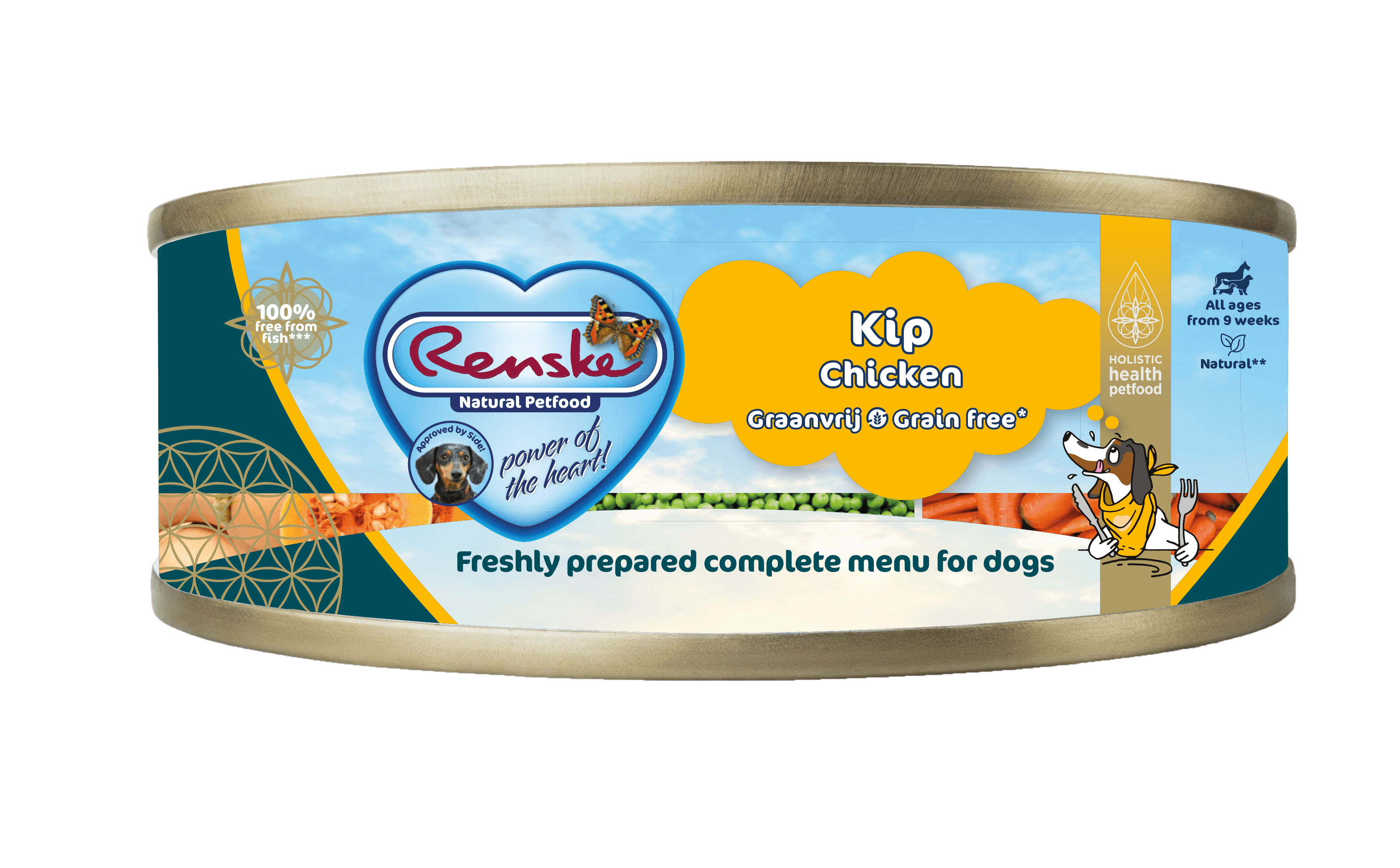 Renske kip graanvrij 95gr - Pip & Pepper by Dierenspeciaalzaak Huysmans