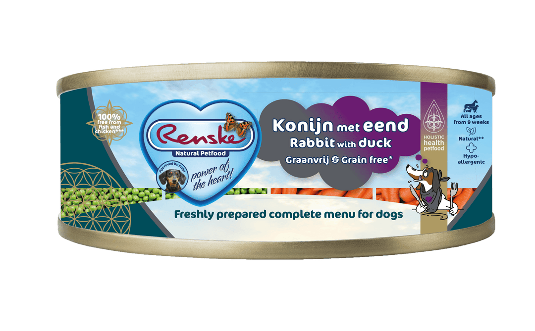 Renske konijn en eend 95gr - Pip & Pepper by Dierenspeciaalzaak Huysmans