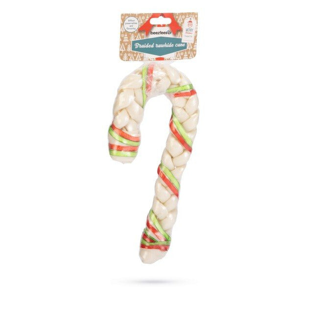 Kerstsnack rawhide runderhuid cane 1st - Pip & Pepper by Dierenspeciaalzaak Huysmans