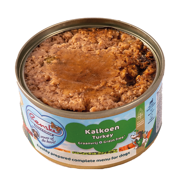 Renske kalkoen graanvrij 95gr - Pip & Pepper by Dierenspeciaalzaak Huysmans