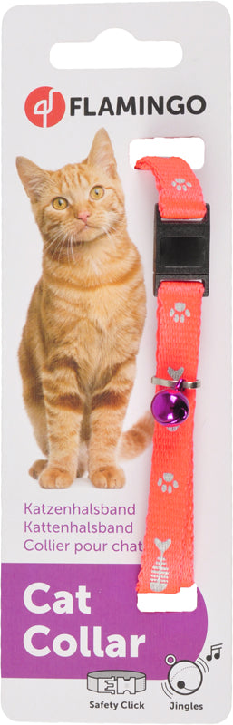 Kattenhalsband ziggi roze 20-35 cm - Pip & Pepper by Dierenspeciaalzaak Huysmans