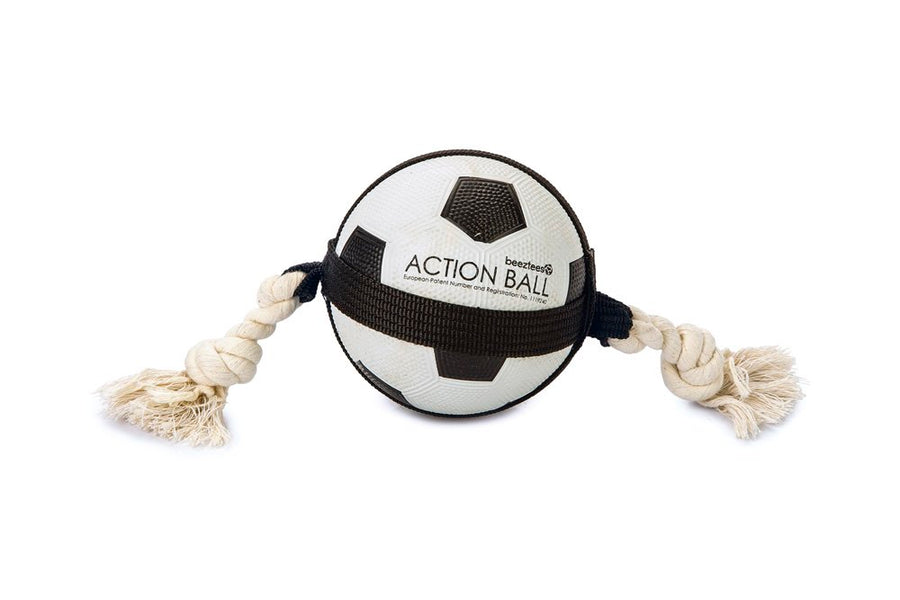 Action bal met touw 12.5cm - Pip & Pepper by Dierenspeciaalzaak Huysmans
