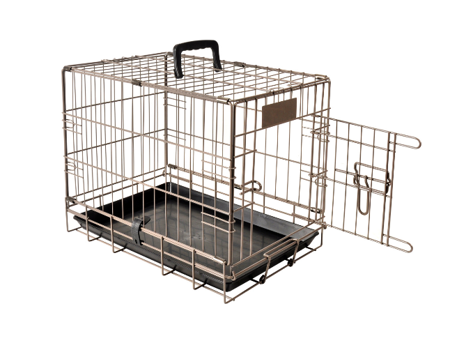 Draadkooi taupe S 43x61x50 - Pip & Pepper by Dierenspeciaalzaak Huysmans