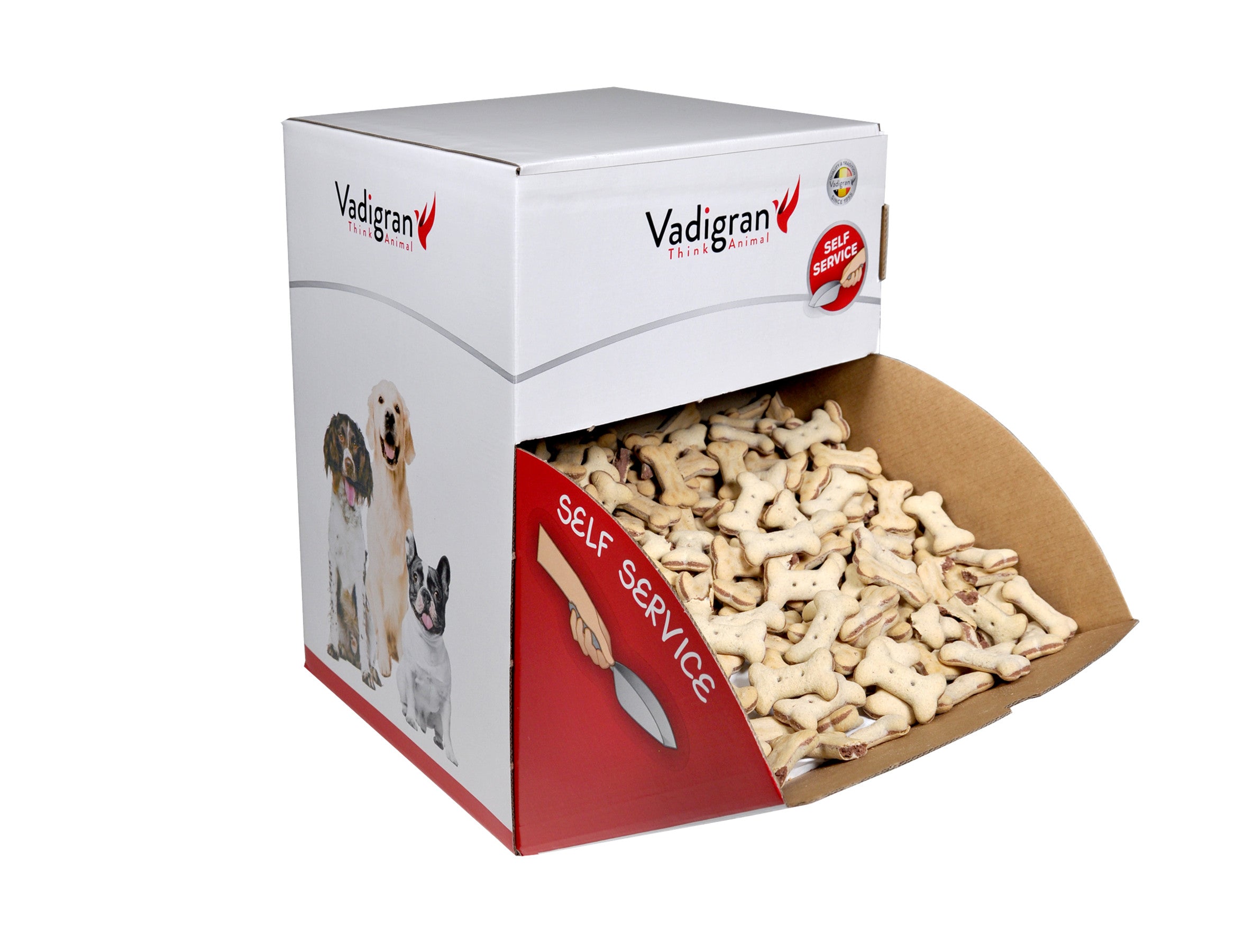 Biscuits Duo Bones 500g - Pip & Pepper by Dierenspeciaalzaak Huysmans