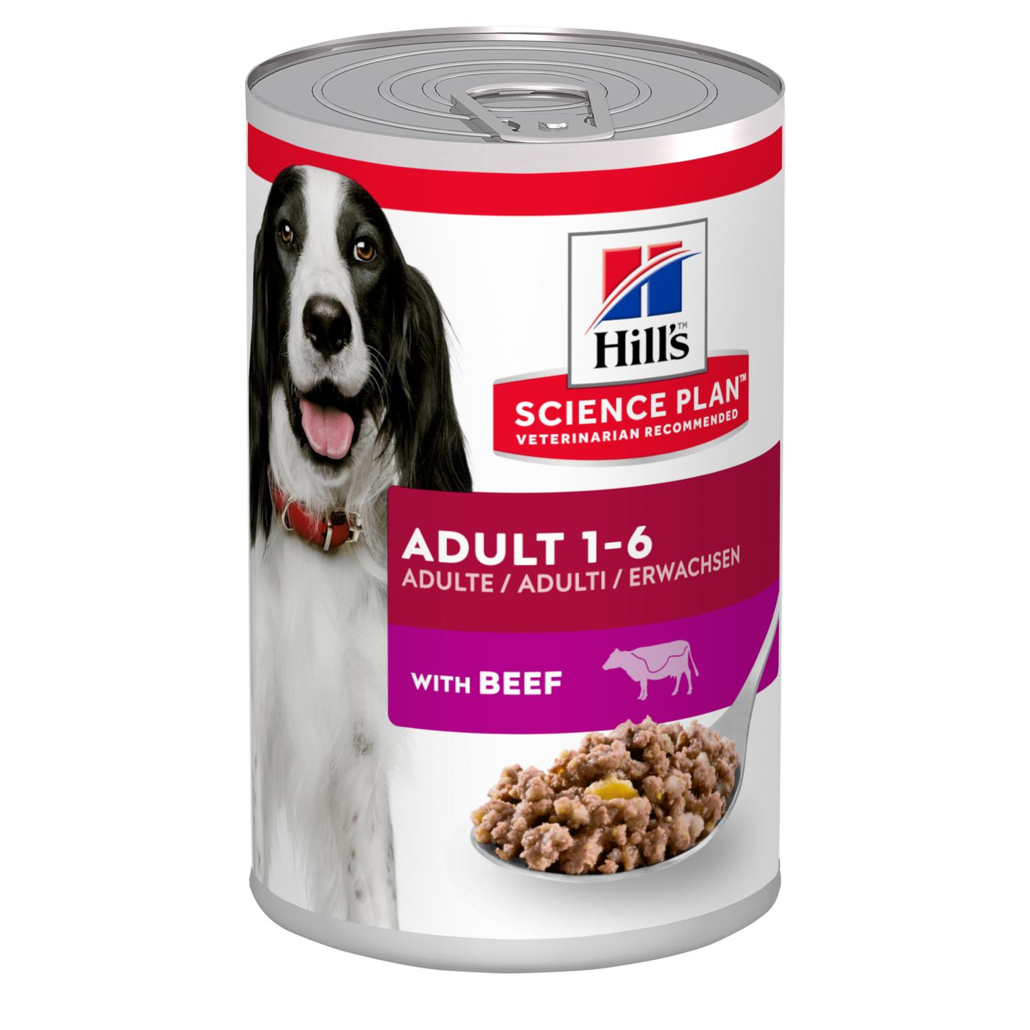 Hill's adult beef 370g - Pip & Pepper by Dierenspeciaalzaak Huysmans