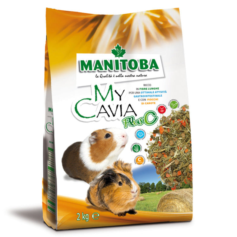 Manitoba my cavia plus caviavoer 2kg - Pip & Pepper by Dierenspeciaalzaak Huysmans