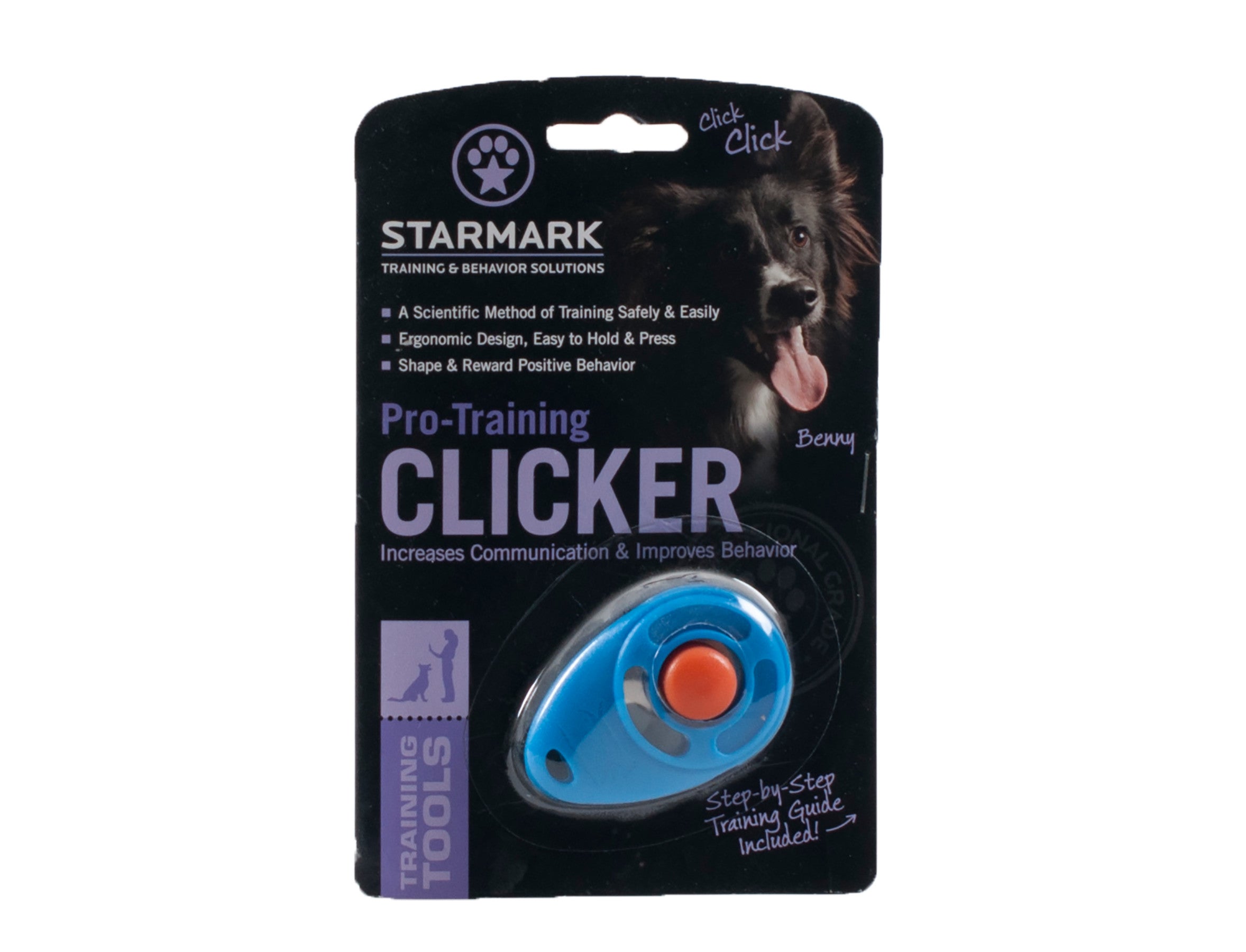 Starmark Pro-Training Clicker 4x6cm - Pip & Pepper by Dierenspeciaalzaak Huysmans
