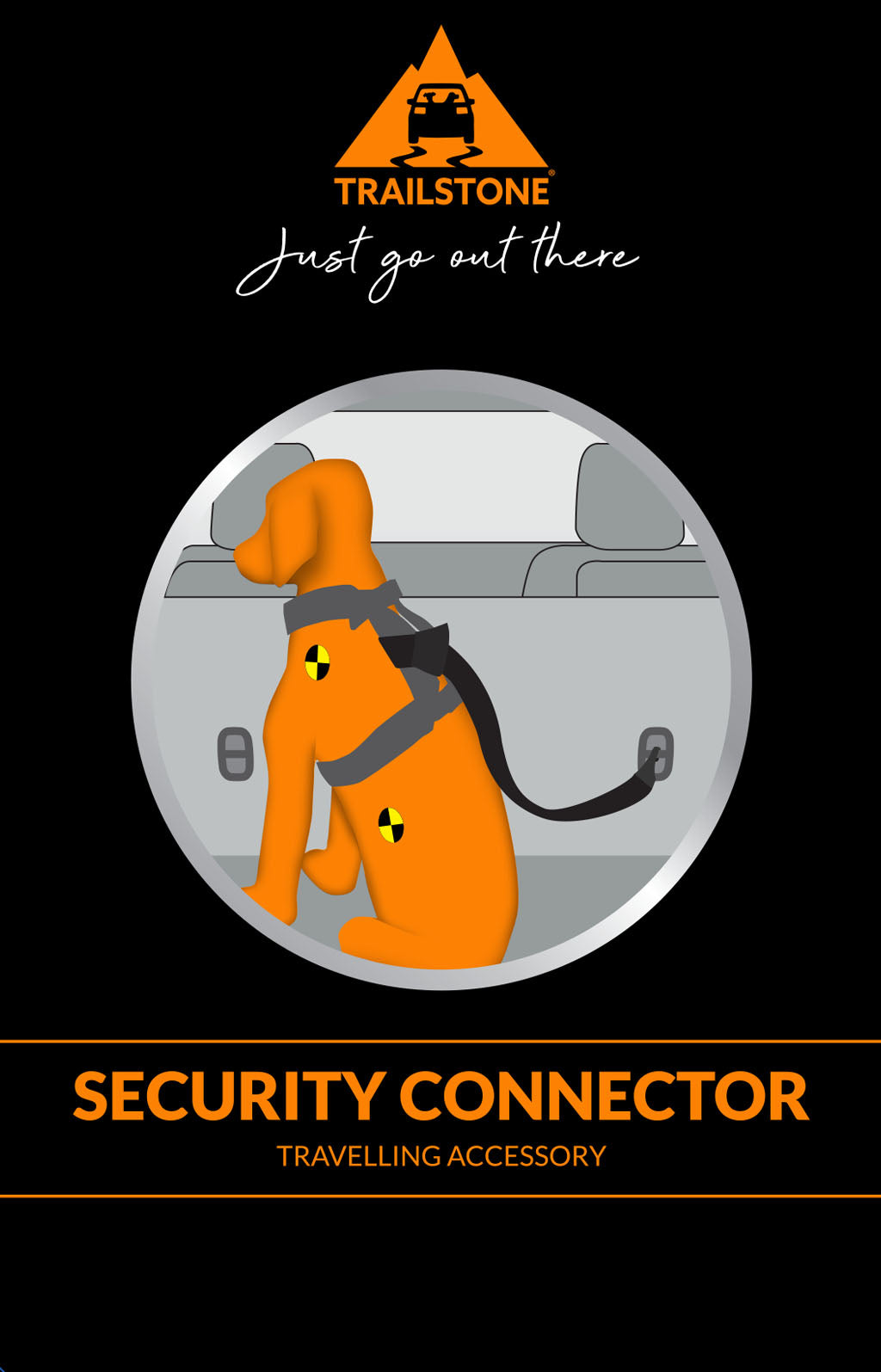 Trailstone security connector veiligheidsverbinding - Pip & Pepper by Dierenspeciaalzaak Huysmans