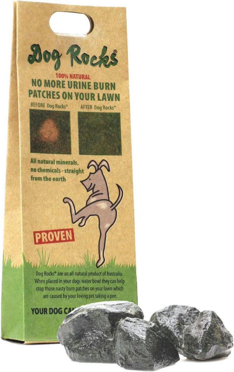 Dog rocks anti-urine plekken 200gr - Pip & Pepper by Dierenspeciaalzaak Huysmans