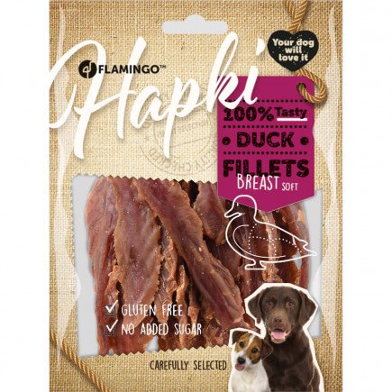 Hapki soft duck breast fillet 170gr - Pip & Pepper by Dierenspeciaalzaak Huysmans
