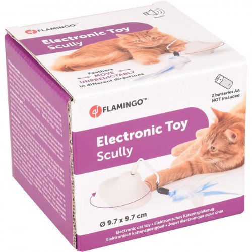 Kattenspeelgoed Scully electronic toy - Pip & Pepper by Dierenspeciaalzaak Huysmans