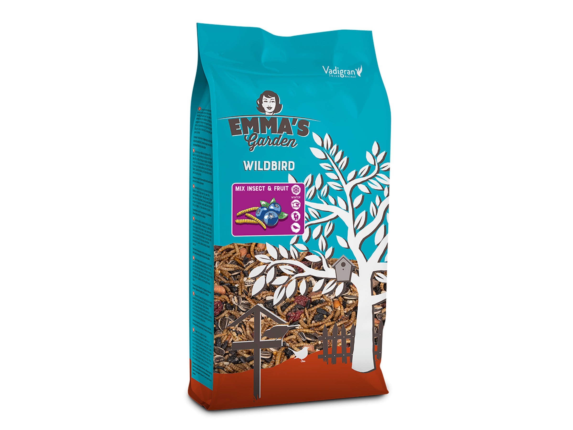 Emma Mix Insect & Fruit 2,25kg - Pip & Pepper by Dierenspeciaalzaak Huysmans