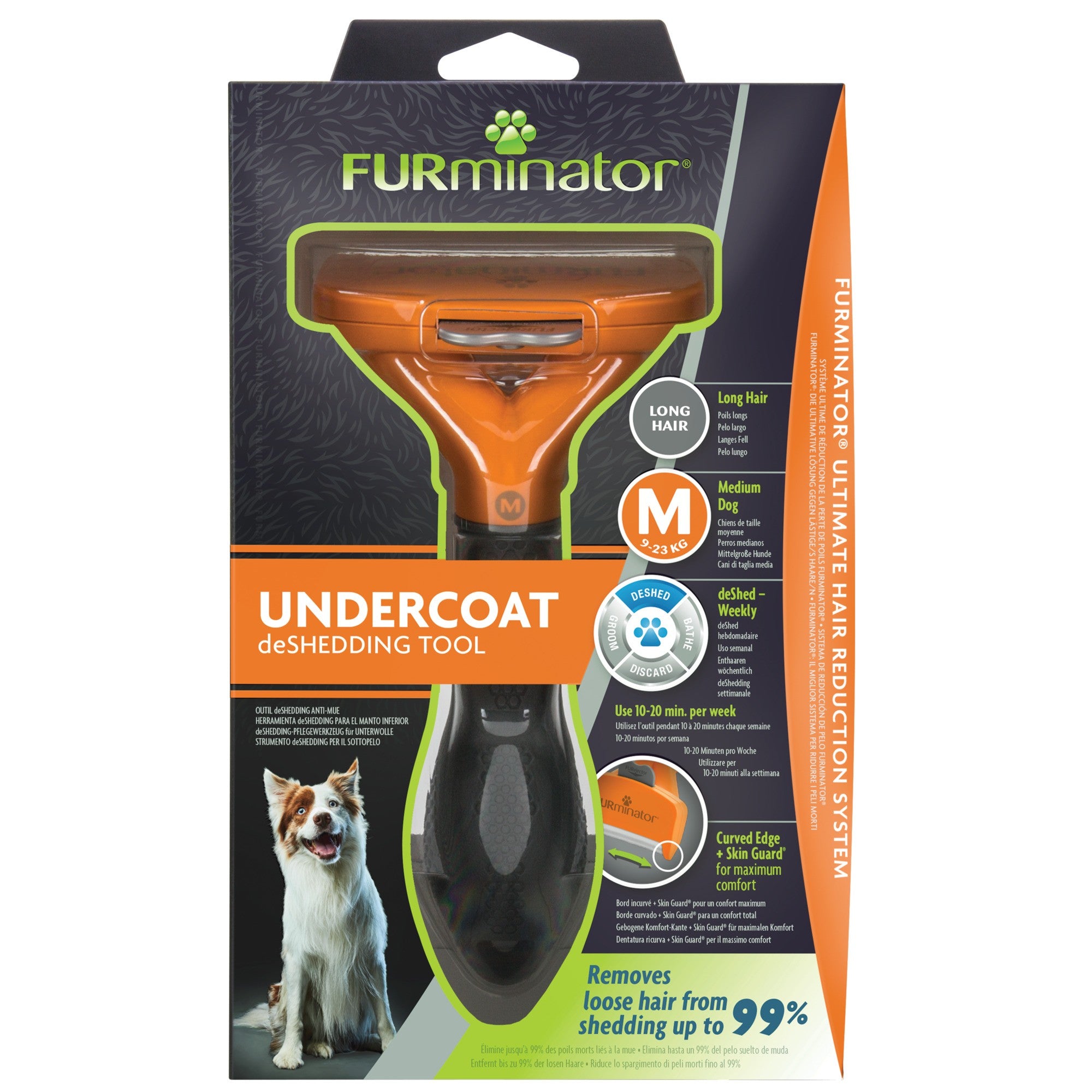 Furminator M lang haar - Pip & Pepper by Dierenspeciaalzaak Huysmans