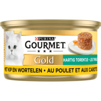 Gourmet Gold Mousse kip en wortel 85g - Pip & Pepper by Dierenspeciaalzaak Huysmans