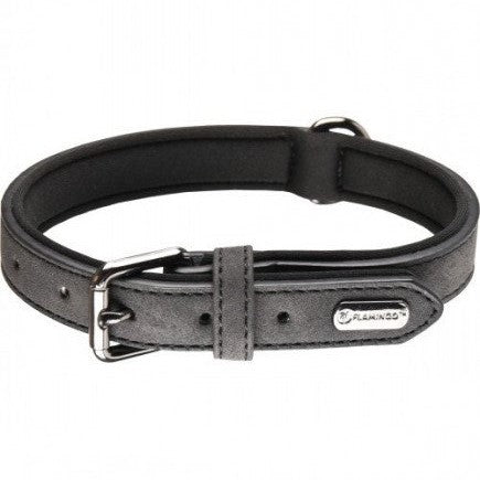 Halsband neopreen DELU zwart - Pip & Pepper by Dierenspeciaalzaak Huysmans