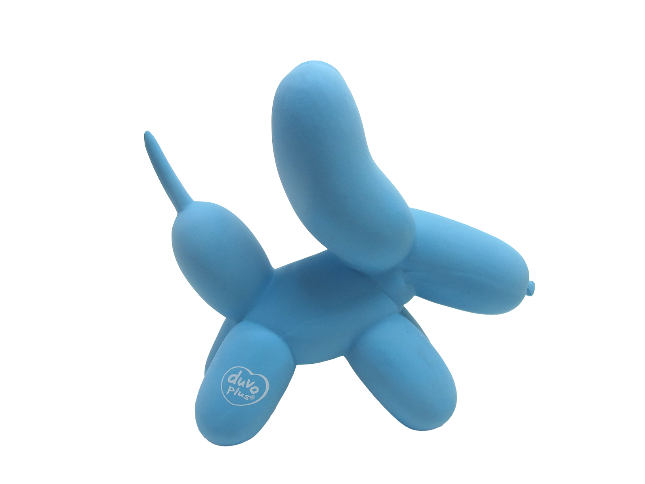 Latex ballon hond blauw 14cm - Pip & Pepper by Dierenspeciaalzaak Huysmans