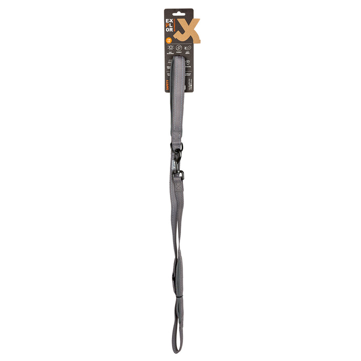 Ultimate fit on the road leiband safety silver 130 cm - Pip & Pepper by Dierenspeciaalzaak Huysmans