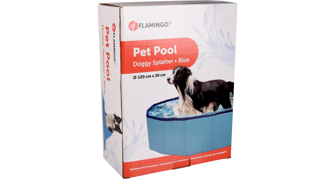 Zwembad Doggy splatter L 160x30cm - Pip & Pepper by Dierenspeciaalzaak Huysmans