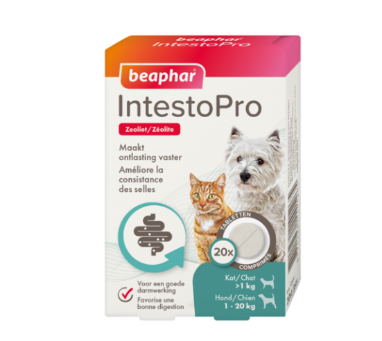 Beaphar intestoPro tabletten kat/hond - Pip & Pepper by Dierenspeciaalzaak Huysmans