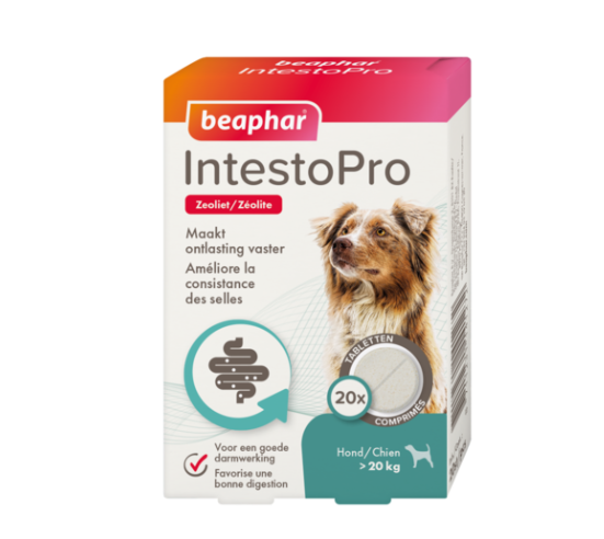 Beaphar intestoPro tabletten hond >20kg - Pip & Pepper by Dierenspeciaalzaak Huysmans