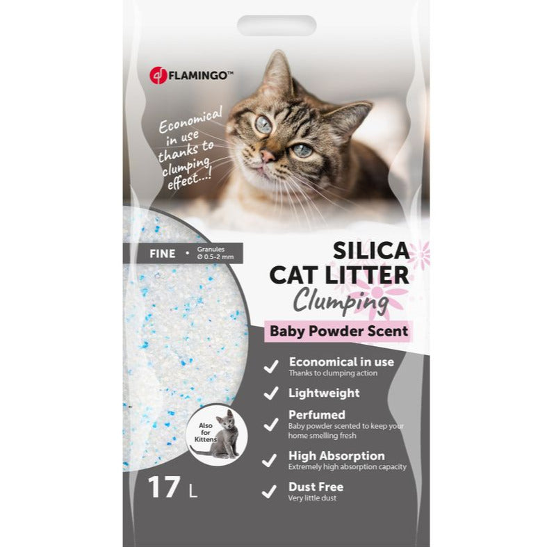 Kattenbakvulling silica fijn 17L - Pip & Pepper by Dierenspeciaalzaak Huysmans