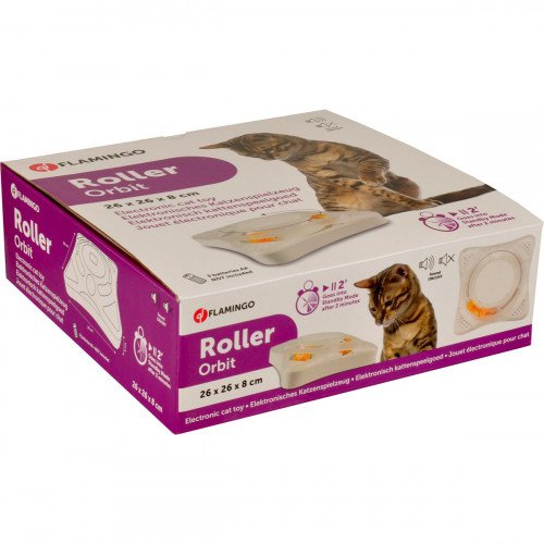 Kattenspeeltje electronisch roller orbit - Pip & Pepper by Dierenspeciaalzaak Huysmans